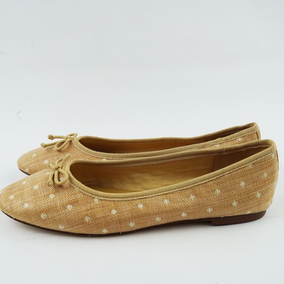 J.CREW Size 8 Woven Ballet Flats in Natural $128 BW873 - Picture 5 of 7